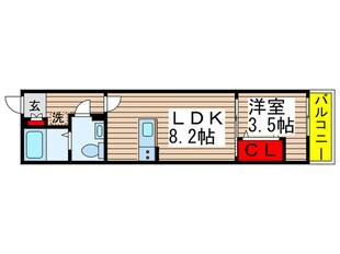 ＡＪ勝田台の物件間取画像